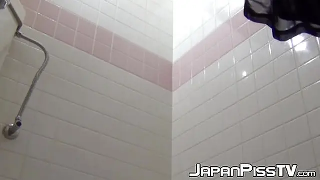 Innocent Japanese girls unaware as they pee &mdash;  caught on camera