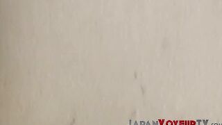 Voyeur with hidden tape records Japanese beauties in public