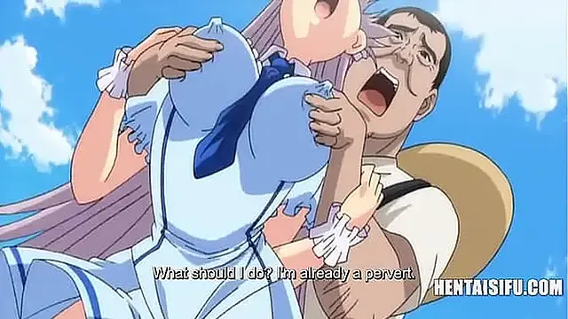 Japanese Cosplay Queen In A Crowd Full Of Pervs