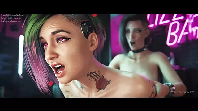  Cyberpunk 2077 Futanaria Animations (with sound)